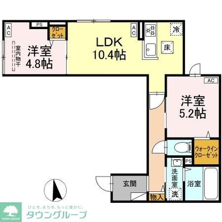 セレスティア東向島の物件間取画像